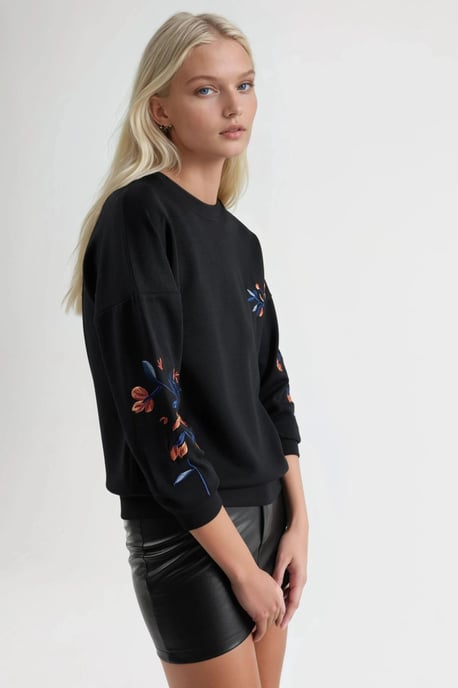 Lady Berşan Sudadera de mujer con cuello redondo - Image 3