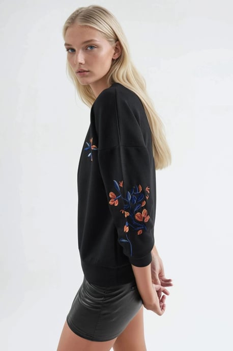 Lady Berşan Sudadera de mujer con cuello redondo - Image 6