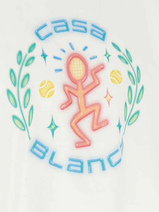 Casablanca Camiseta blanca de algodón orgánico - Image 4