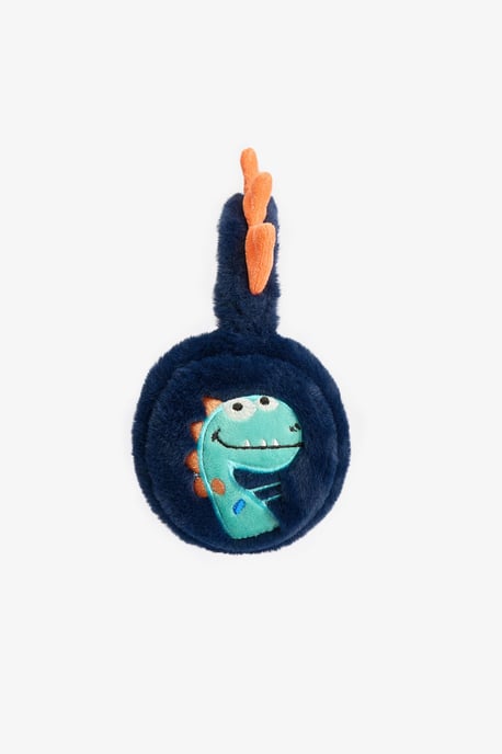 Orejeras divertidas de dinosaurios para niñas con textura suave - Image 2