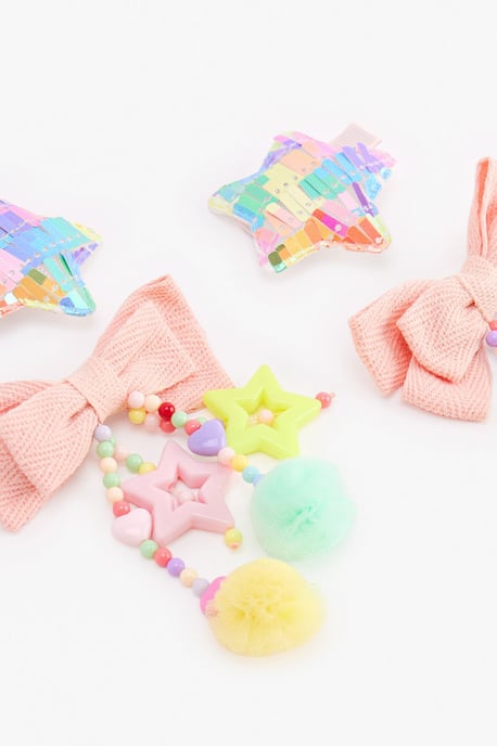 Penti Set de pinzas para el pelo con estrellas para niñas - Image 2