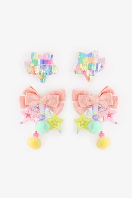 Penti Set de pinzas para el pelo con estrellas para niñas - Image 3