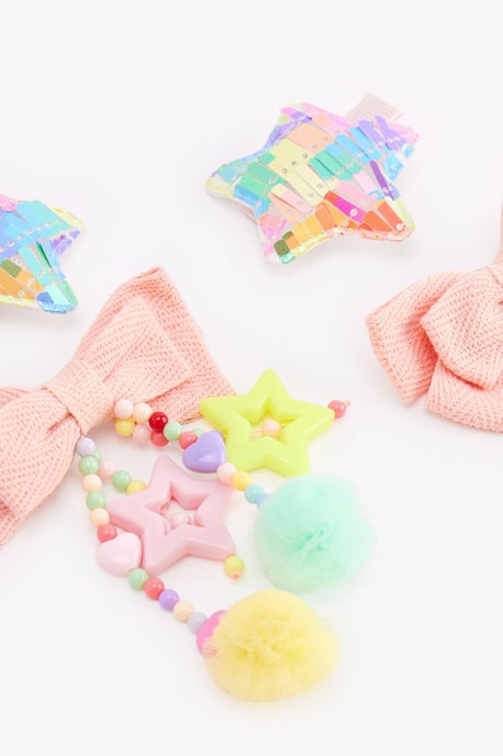 Penti Set de pinzas para el pelo con estrellas para niñas - Image 4
