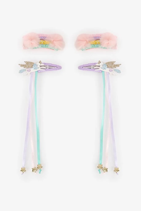 Penti Set de pinzas para el pelo de niña con arcoíris - Image 4