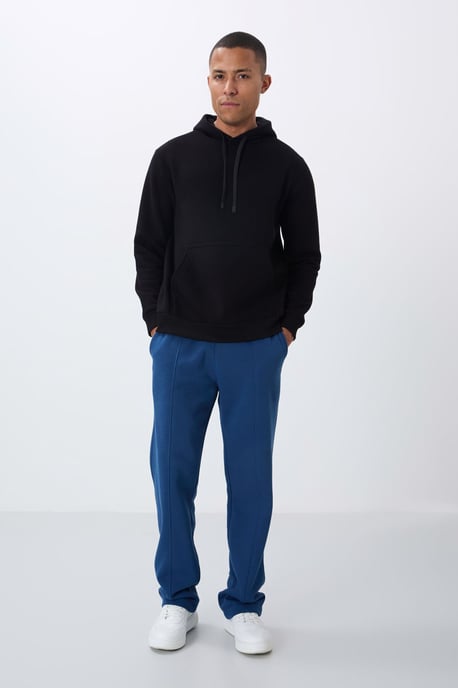Sudadera de hombre lisa con capucha y bolsillo Tommy Life - Image 3