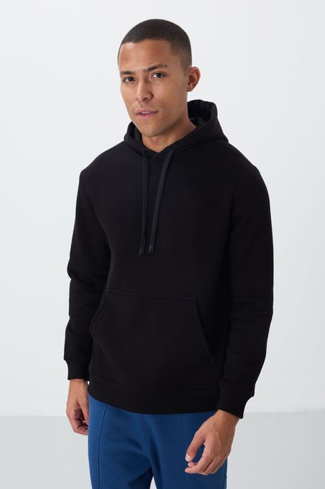 Sudadera de hombre lisa con capucha y bolsillo Tommy Life - Image 4