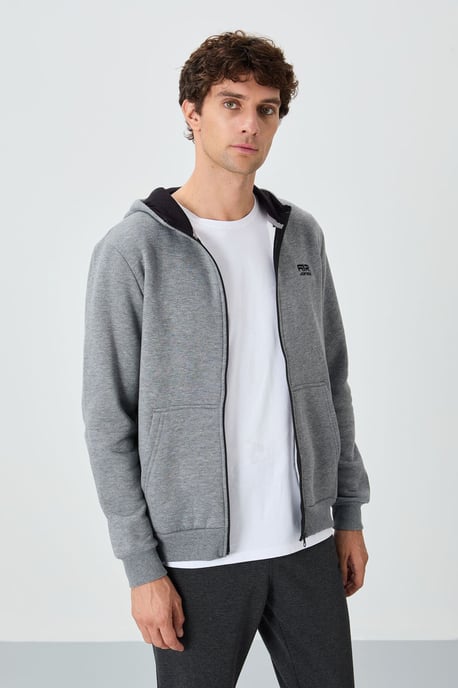 Tommy Life Sudadera de hombre con capucha y cremallera - Image 2