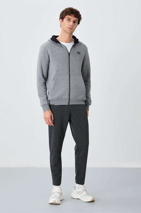 Tommy Life Sudadera de hombre con capucha y cremallera - Image 3