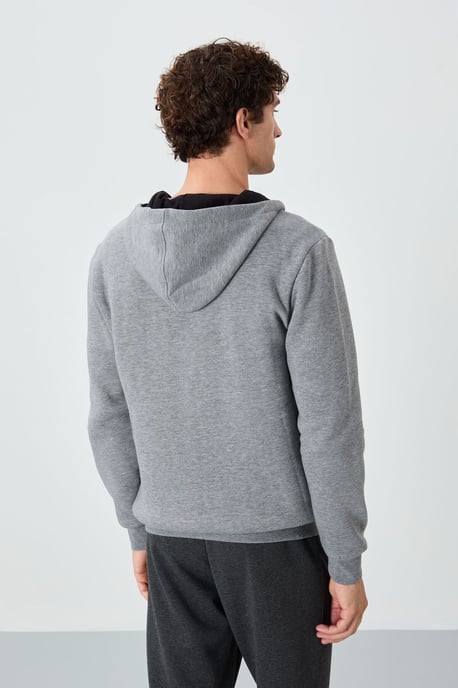 Tommy Life Sudadera de hombre con capucha y cremallera - Image 5