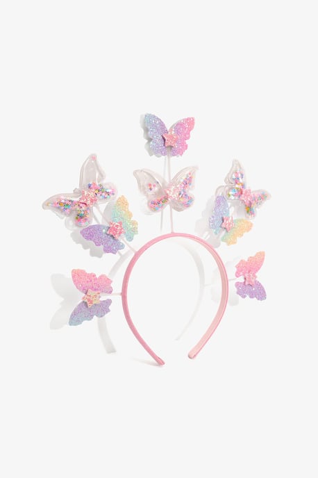 Penti diadema de mariposa para niña - Image 2