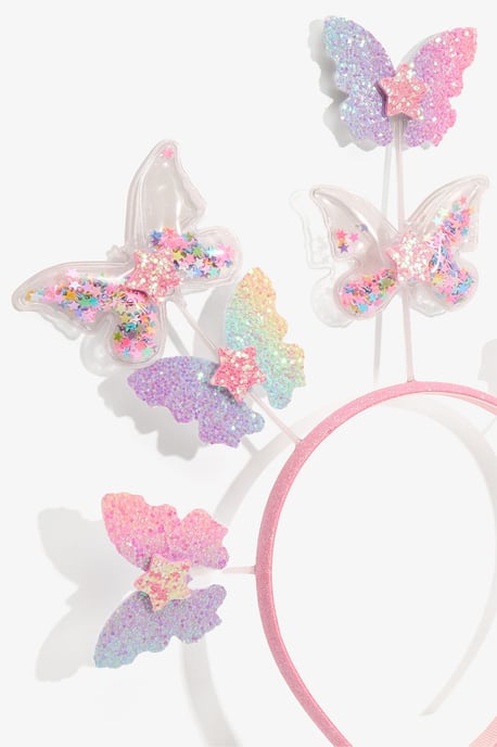 Penti diadema de mariposa para niña - Image 3