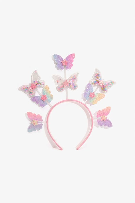 Penti diadema de mariposa para niña - Image 4