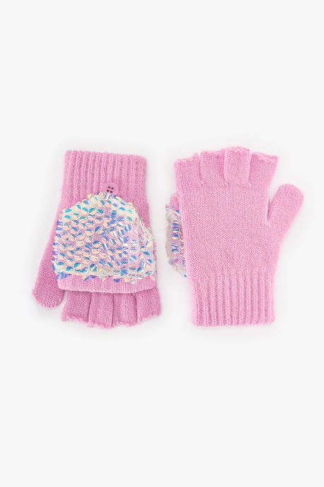 Penti Guantes de niña con lentejuelas - Image 1