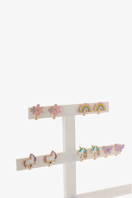 Penti Set de pendientes de unicornio para niñas - Image 2