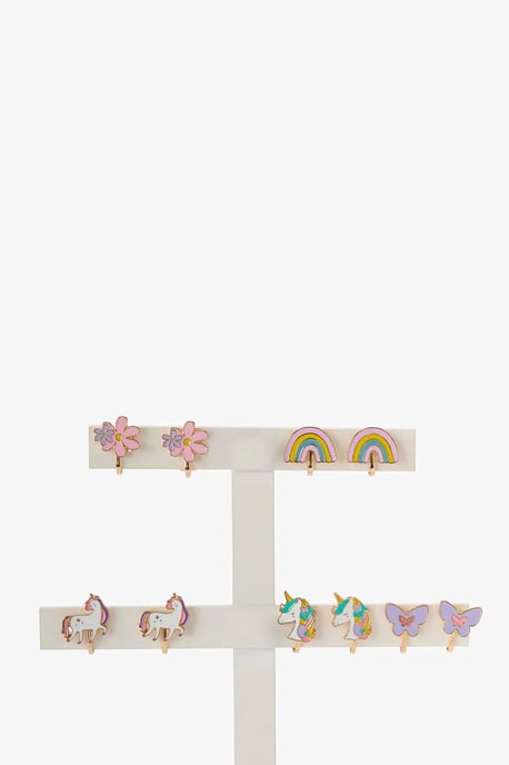 Penti Set de pendientes de unicornio para niñas - Image 3
