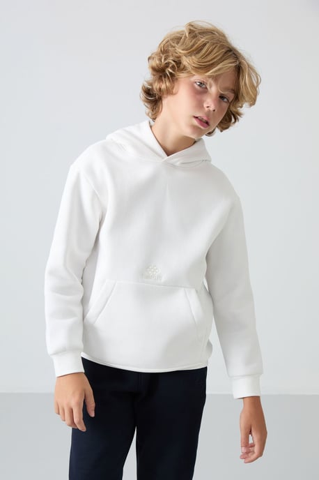 Sudadera juvenil con capucha y bolsillo - Image 4