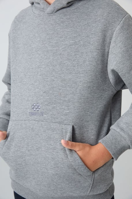 Tommy Life Sudadera juvenil con capucha y bolsillo - Image 3