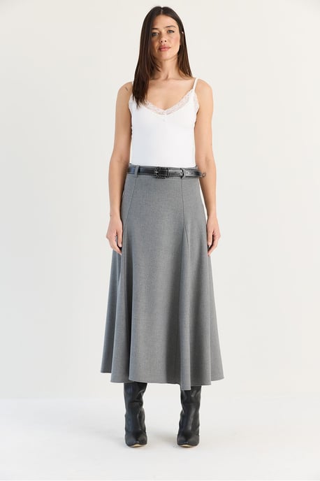 Bianco Lucci Falda midi de mujer - Image 2