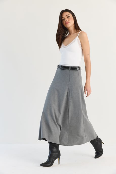 Bianco Lucci Falda midi de mujer - Image 3