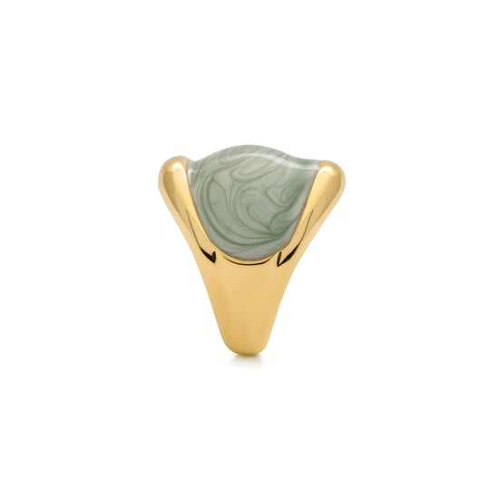 Anillo Luxenter de Lacado Verde acabado en oro amarillo 18k - Sul - Image 3