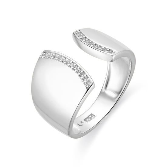 Anillo Luxenter de Plata de Ley 925 acabado rodio - Kensi - Image 1