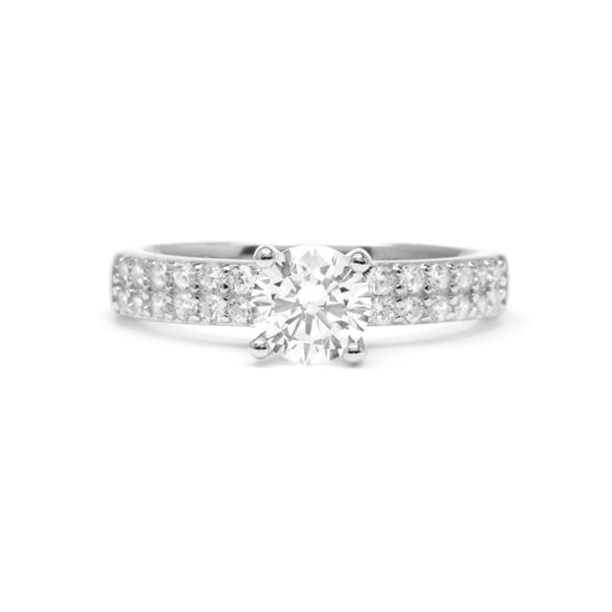 Anillo Luxenter de Plata de Ley 925 y Circonita Brillante acabado en rodio - Anwi - Image 4