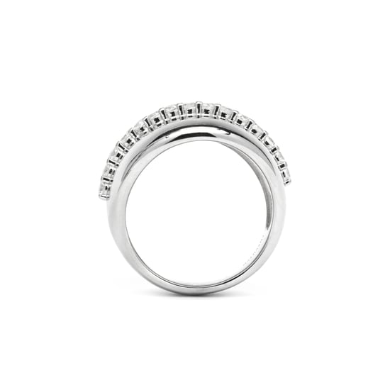 Anillo Luxenter de Plata de Ley 925 y Circonita Brillante acabado rodio - Idel - Image 6