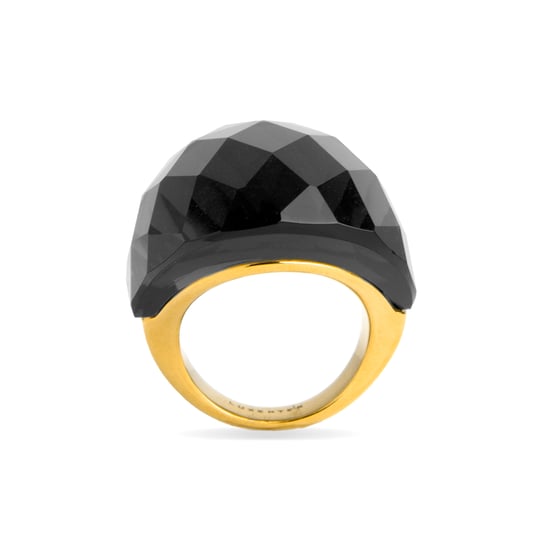 Anillo Luxenter de Cuarzo Hidrotermal Onix acabado en oro amarillo de 18K - Konsil - Image 6