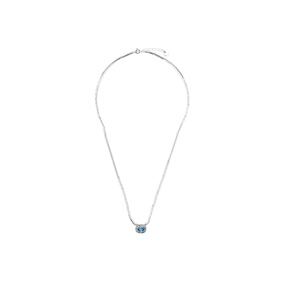 Collar Luxenter de Plata de Ley 925 y Circonita Zafiro acabado rodio - Mezay - Image 3