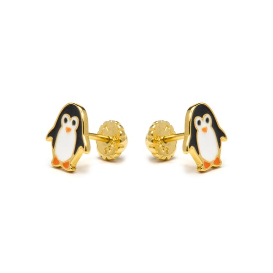Pendientes Luxenter de Plata de Ley 925 acabados en oro amarillo de 18k - Shuab - Image 3
