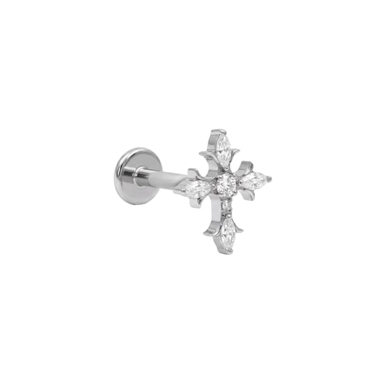 Piercing Luxenter acabado en rodio - Montor - Image 1