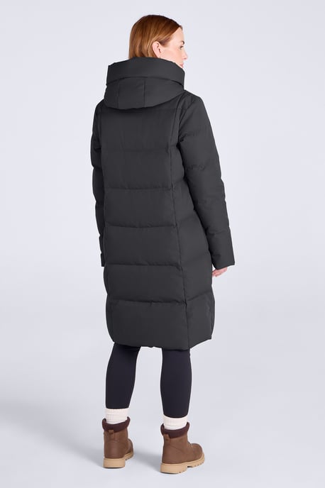 Mountain Warehouse Chaqueta acolchada de plumón Cosy Wrap para mujer Resistente al agua Cálida Abrigo de invierno tipo puffer Negro - Image 4