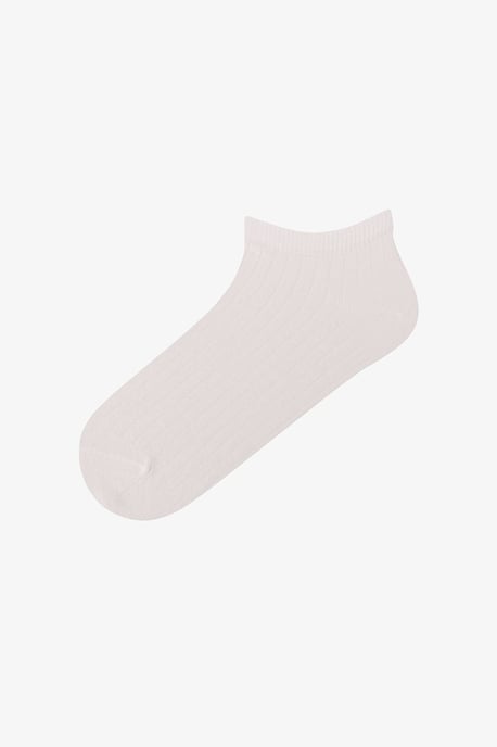 Nature Par de calcetines tobilleros de jacquard acanalado - Image 2