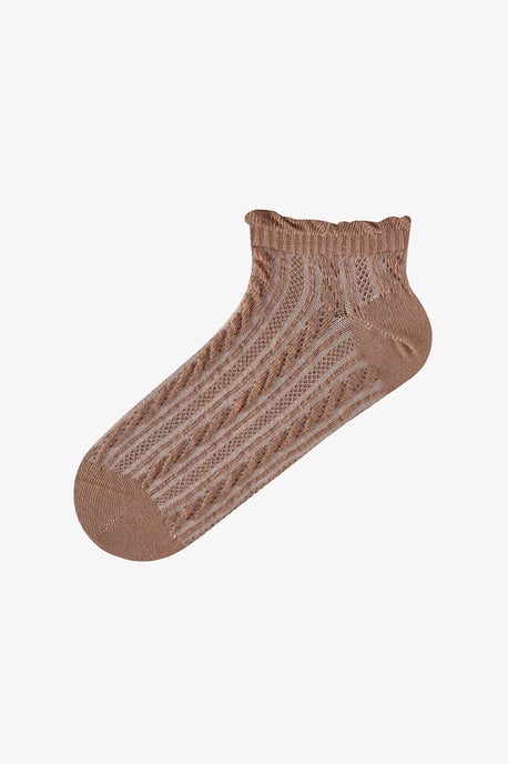 Pack de calcetines tobilleros de jacquard con volantes - Image 3