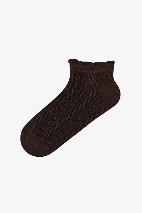 Pack de calcetines tobilleros de jacquard con volantes - Image 5