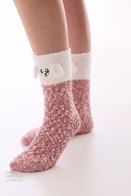 Calcetines de media caña con estampado de perros Happiness - Image 2