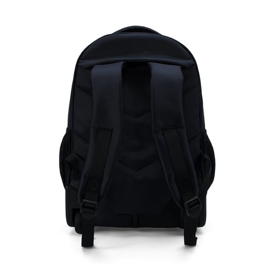 Mochila negra para portátil de 17" con ruedas 1680D + PU, trolley de 2 ruedas - Image 5
