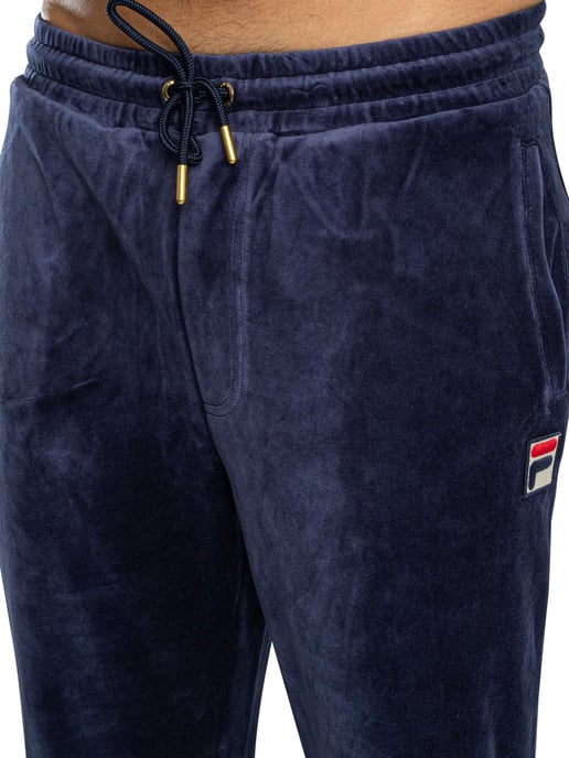 Fila Pantalones Deportivos Eddie Velour Bamboo Badge, Azul - Image 5