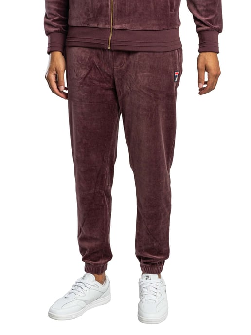 Fila Pantalones Deportivos Eddie Velour Bamboo Badge, Pãºrpura - Image 1