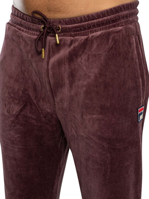 Fila Pantalones Deportivos Eddie Velour Bamboo Badge, Pãºrpura - Image 5