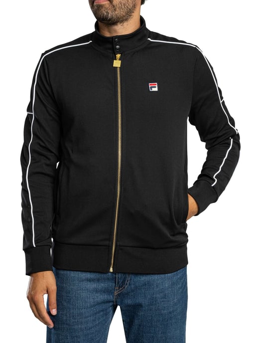 Fila Chaqueta Deportiva Eldon Piping, Negro - Image 2