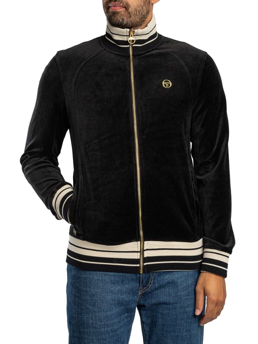 Sergio Tacchini Chaqueta Deportiva De Terciopelo Lazzari, Negro - Image 2