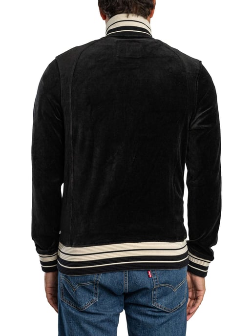 Sergio Tacchini Chaqueta Deportiva De Terciopelo Lazzari, Negro - Image 3