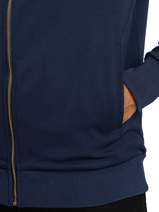 Fila Chaqueta Deportiva Eldon Piping, Azul - Image 4