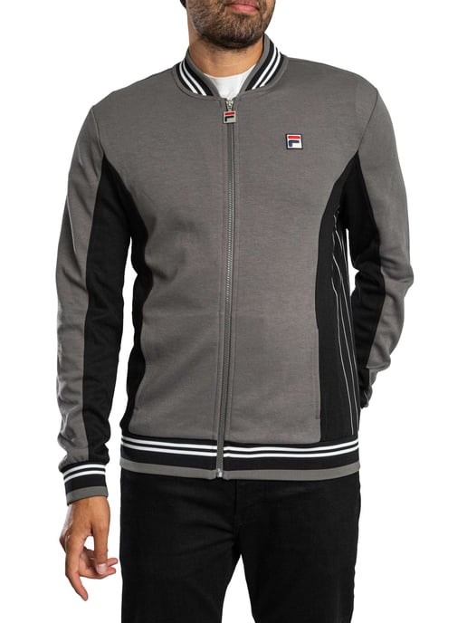 Fila Chaqueta Deportiva De Béisbol Settanta, Gris - Image 1
