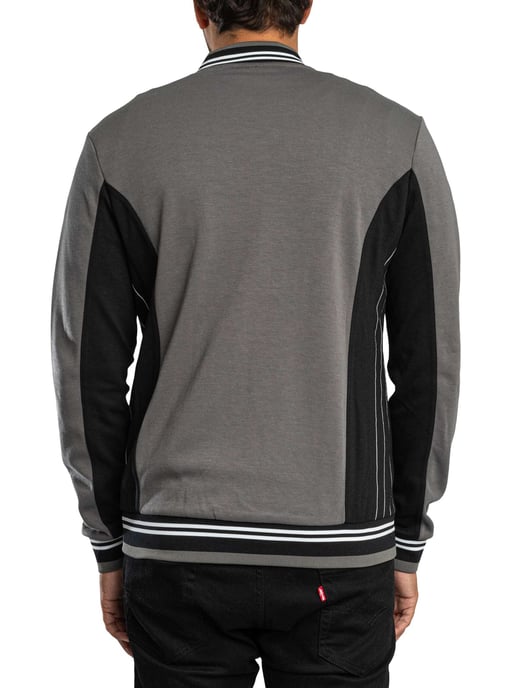 Fila Chaqueta Deportiva De Béisbol Settanta, Gris - Image 3