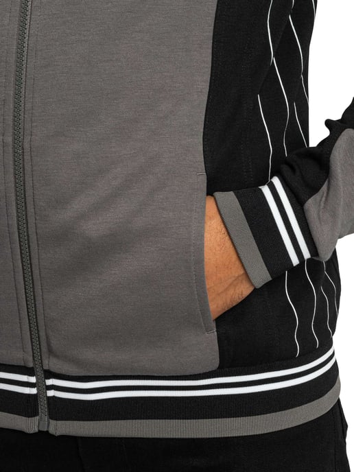 Fila Chaqueta Deportiva De Béisbol Settanta, Gris - Image 4