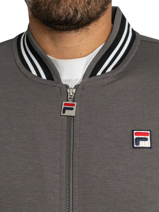 Fila Chaqueta Deportiva De Béisbol Settanta, Gris - Image 5
