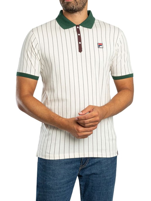 Fila Polo Clásico De Rayas Vintage, Blanco - Image 2