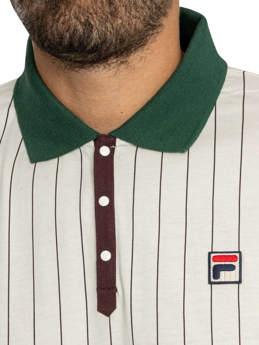 Fila Polo Clásico De Rayas Vintage, Blanco - Image 4